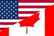USA - Canada driver border crossing notice.