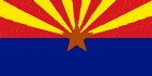 Arizona state flag. Arizona DOT oversize and overweight trucking regulations.