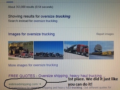 Locating your heavy haul/oversize trucking company