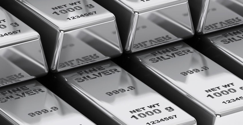Silver bullion.