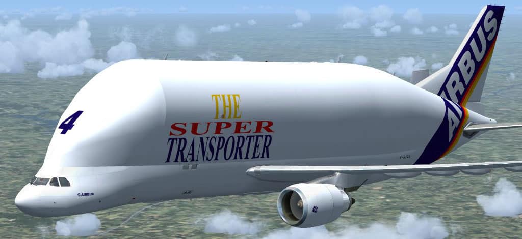 airbus super transporter.