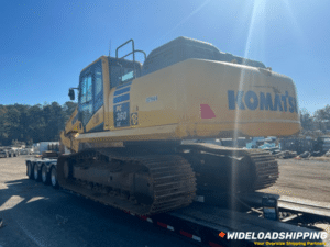 Shipping a Komatsu PC360LC-11 hydraulic excavator 