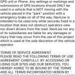 Terms of service agreement.