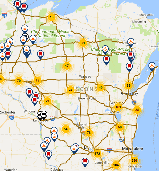 Wisconsin road conditions.