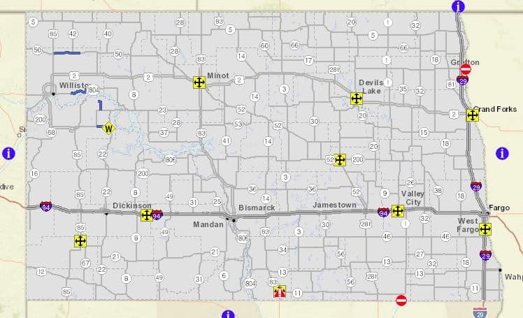 North Dakota Road Restrictions Map North Dakota Frost Law Restrictions – Heavy-Haul And Oversize Trucking  Quotes. We Deliver!