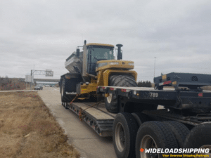 Transporting a 2009 Terragator 8203 floater