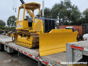 Shipping a bulldozer