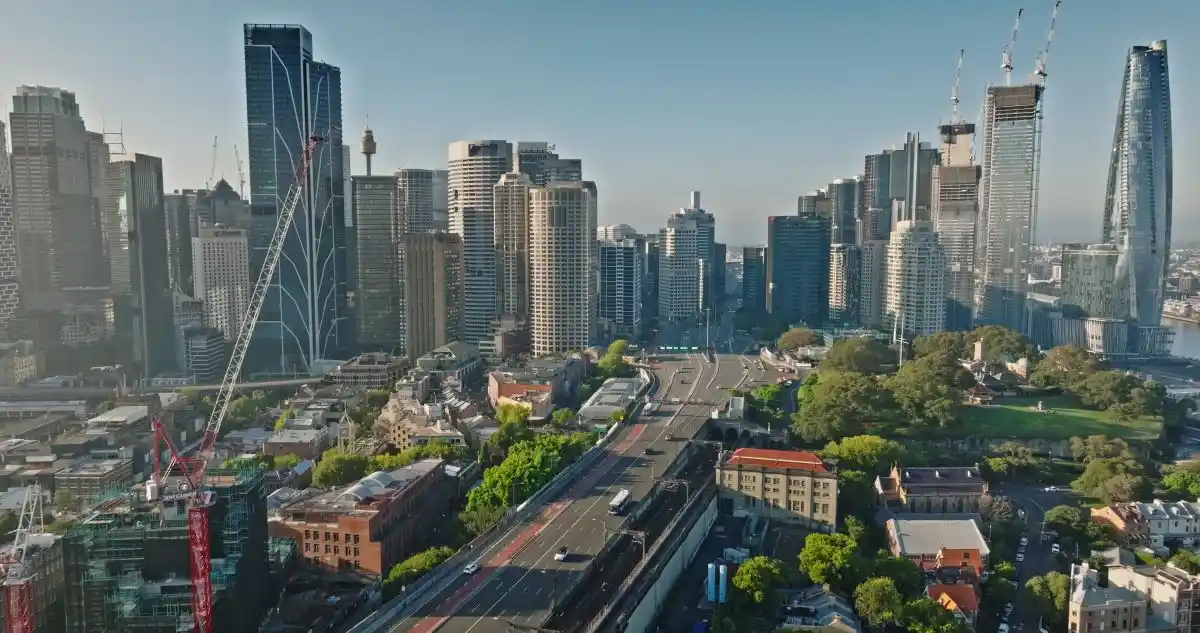 A cityscape