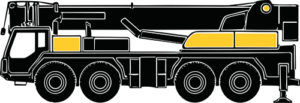 An illustration of a crane